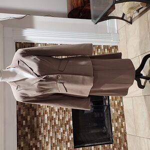 New, Pleated Skirt Suit